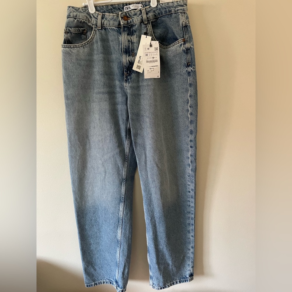 NWT Zara relaxed fit jeans